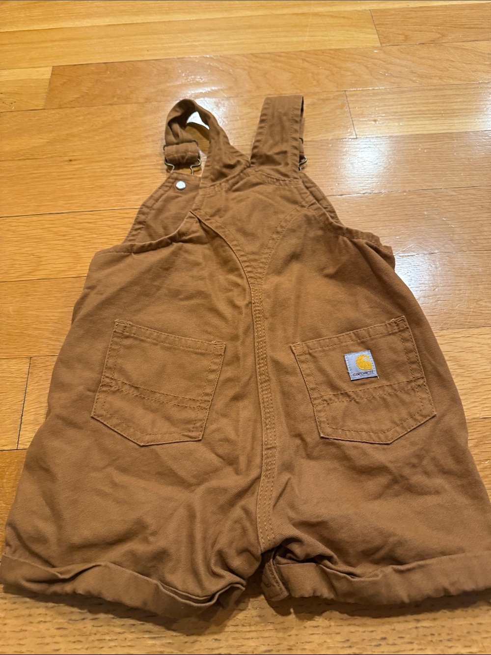Carhartt girls overalls shorts size 18 months. - Picture 4 of 7